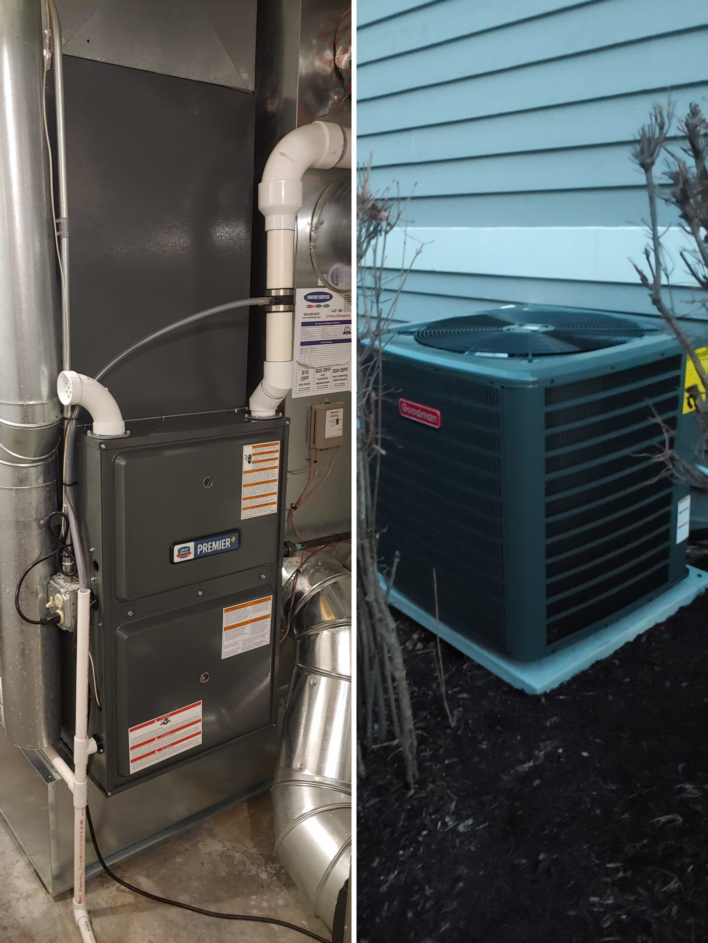 Goodman Complete System Install – Wood Duck Drive in Plainfield