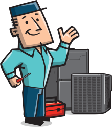 Nytech mascot - Need a reliable repair company? Call (815) 782-4440 today!